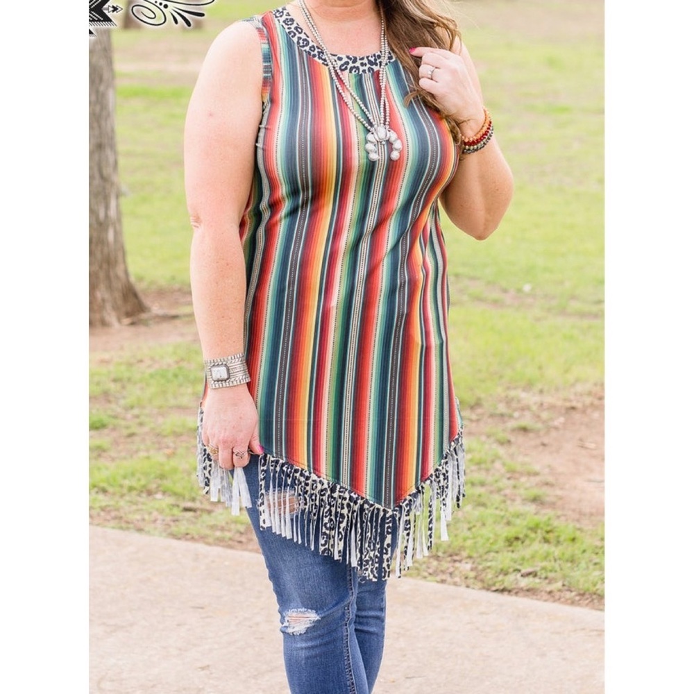 Crazy Train Serape Soul Tunic